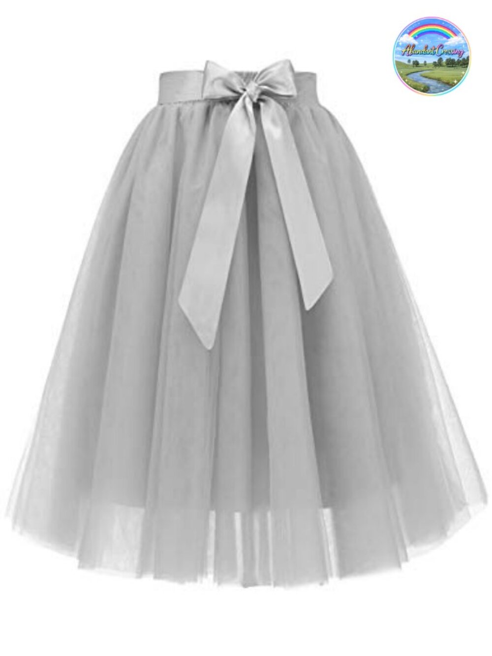 Women's Tulle Skirt 6-Layered Knee Length Fairy Halloween Skirt